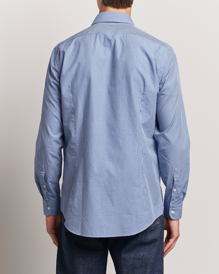 Homme | Chemises | Massimo Alba | Genova Casual Shirt Blue Stripe