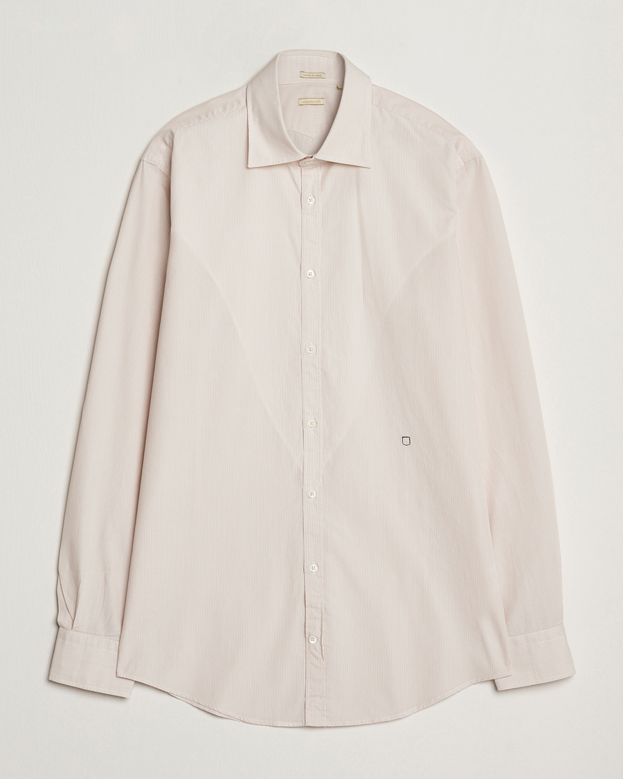 Homme | Chemises | Massimo Alba | Genova Casual Shirt Beige Stripe