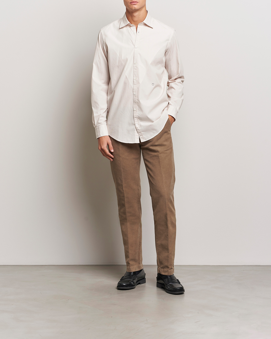 Homme | Chemises | Massimo Alba | Genova Casual Shirt Beige Stripe