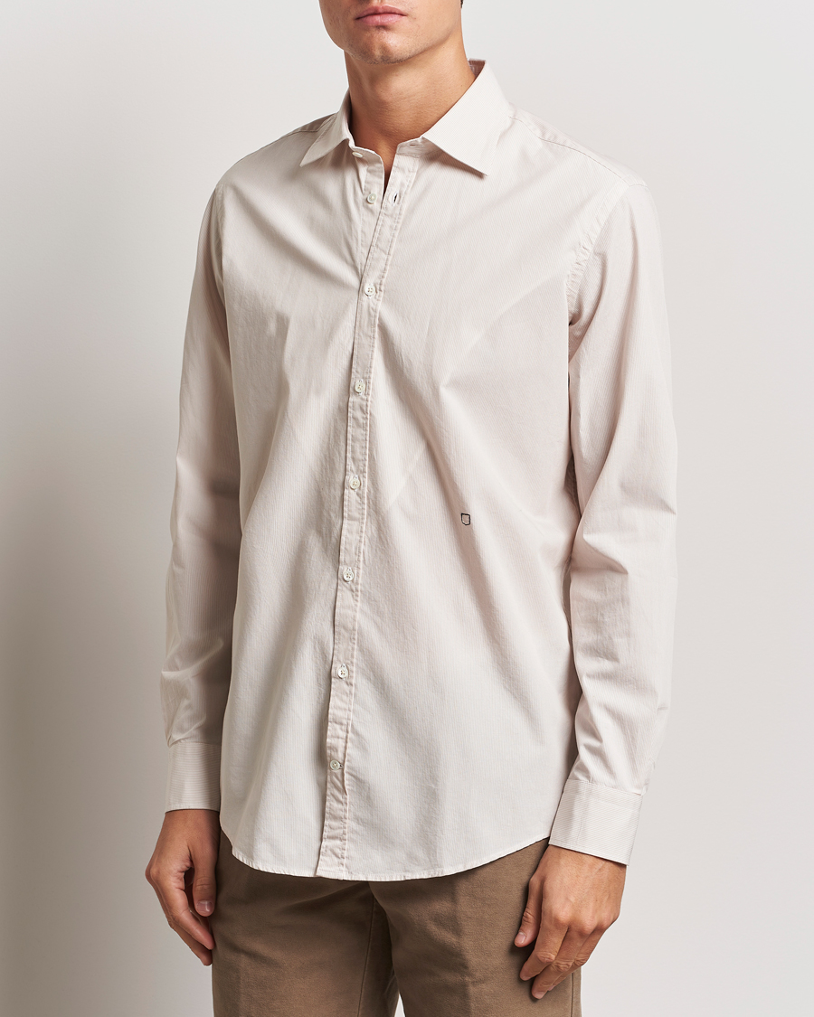 Homme | Chemises | Massimo Alba | Genova Casual Shirt Beige Stripe