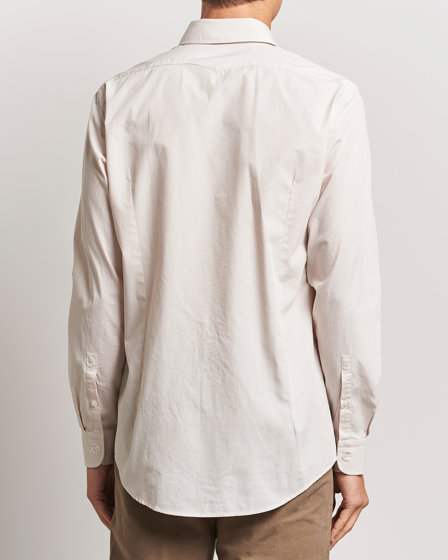Homme | Chemises | Massimo Alba | Genova Casual Shirt Beige Stripe