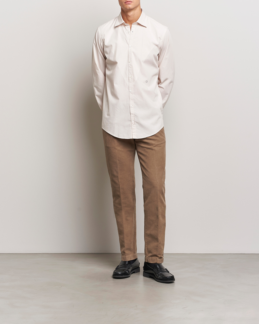 Homme | Pantalons | Massimo Alba | Ionio Pleated Moleskine Trousers Brown