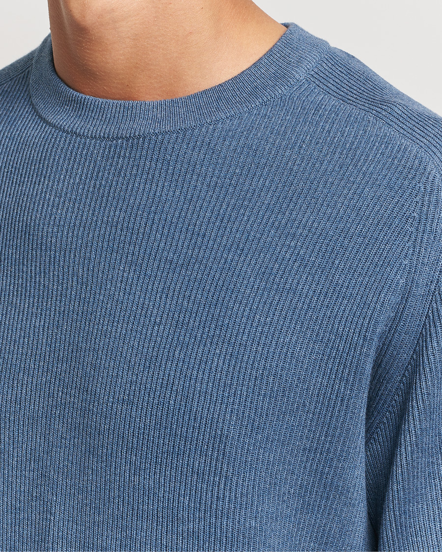 Homme | Pulls Et Tricots | NN07 | Kevin Cotton Knitted Sweater Bering Blue