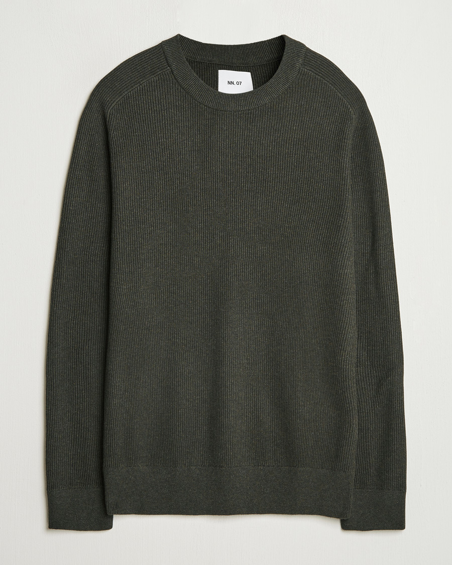 Homme | Pulls Et Tricots | NN07 | Kevin Cotton Knitted Sweater Dark Army