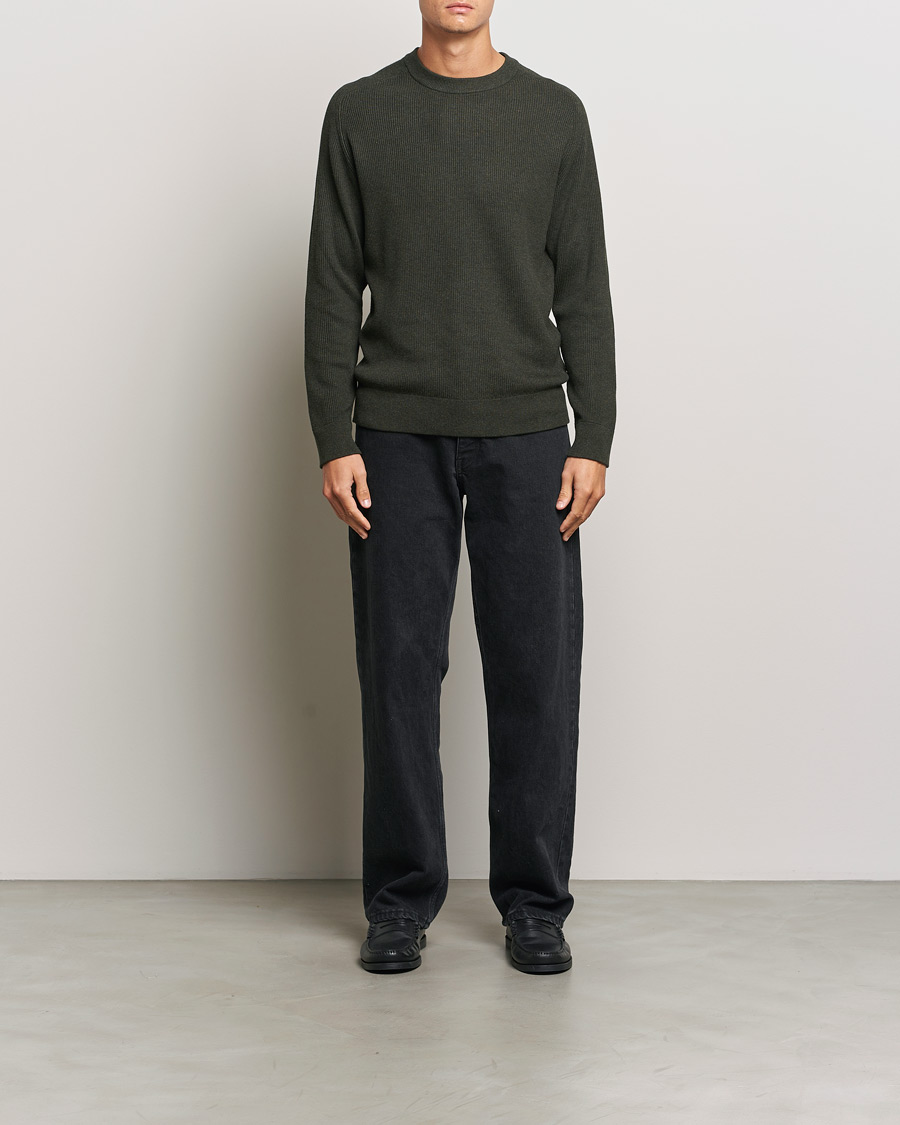 Homme | Pulls Et Tricots | NN07 | Kevin Cotton Knitted Sweater Dark Army