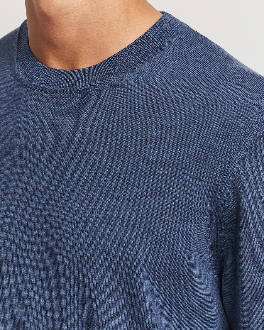 Homme | Pulls Et Tricots | NN07 | Ted Merino Crew Neck Pullover Bearing Sea