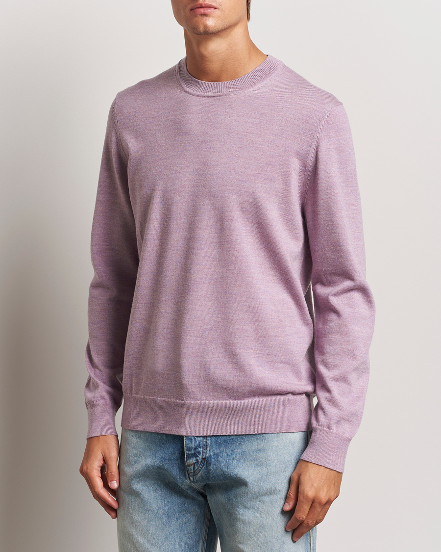 Homme | Pulls Et Tricots | NN07 | Ted Merino Crew Neck Pullover Grape Shake