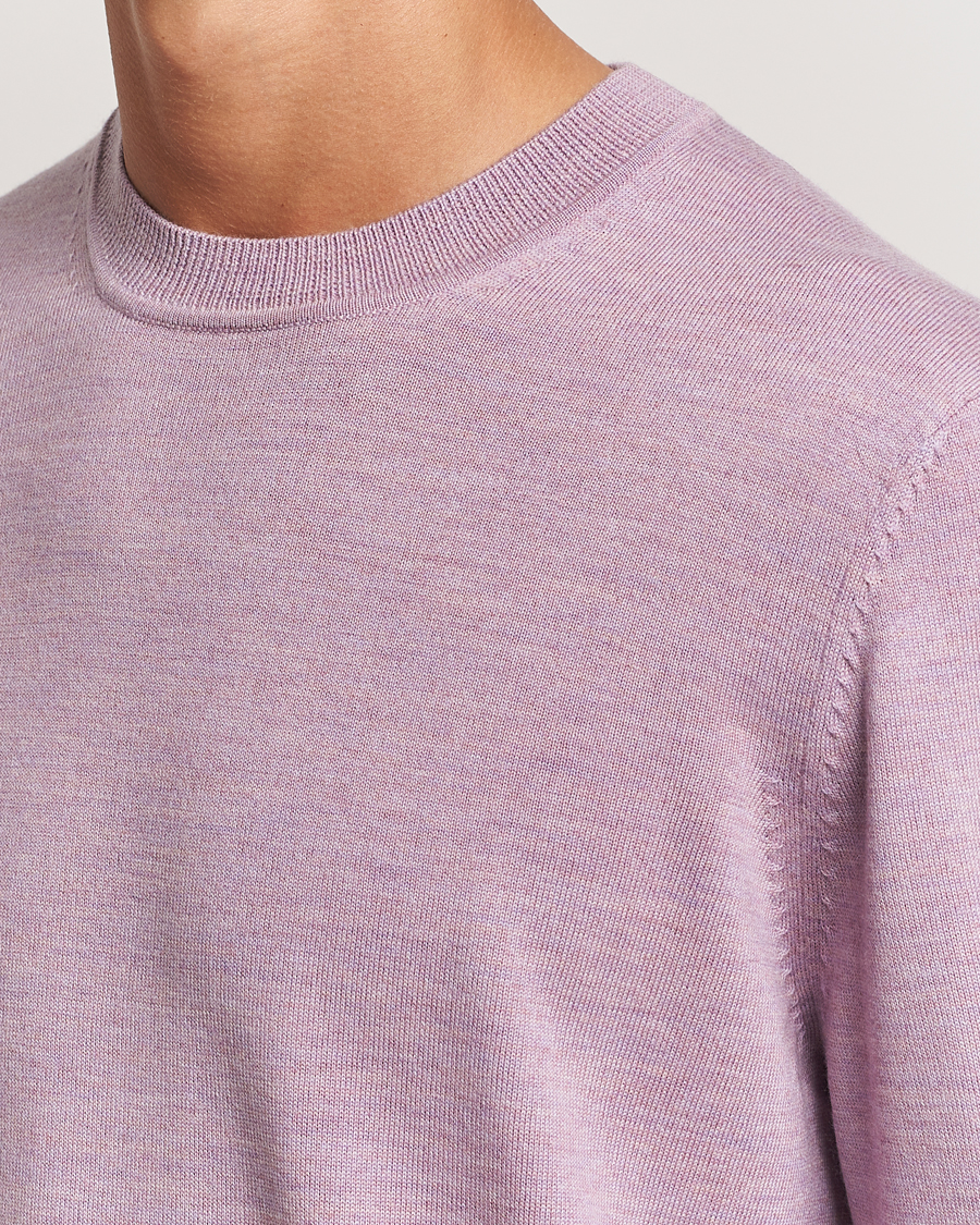 Homme | Pulls Et Tricots | NN07 | Ted Merino Crew Neck Pullover Grape Shake