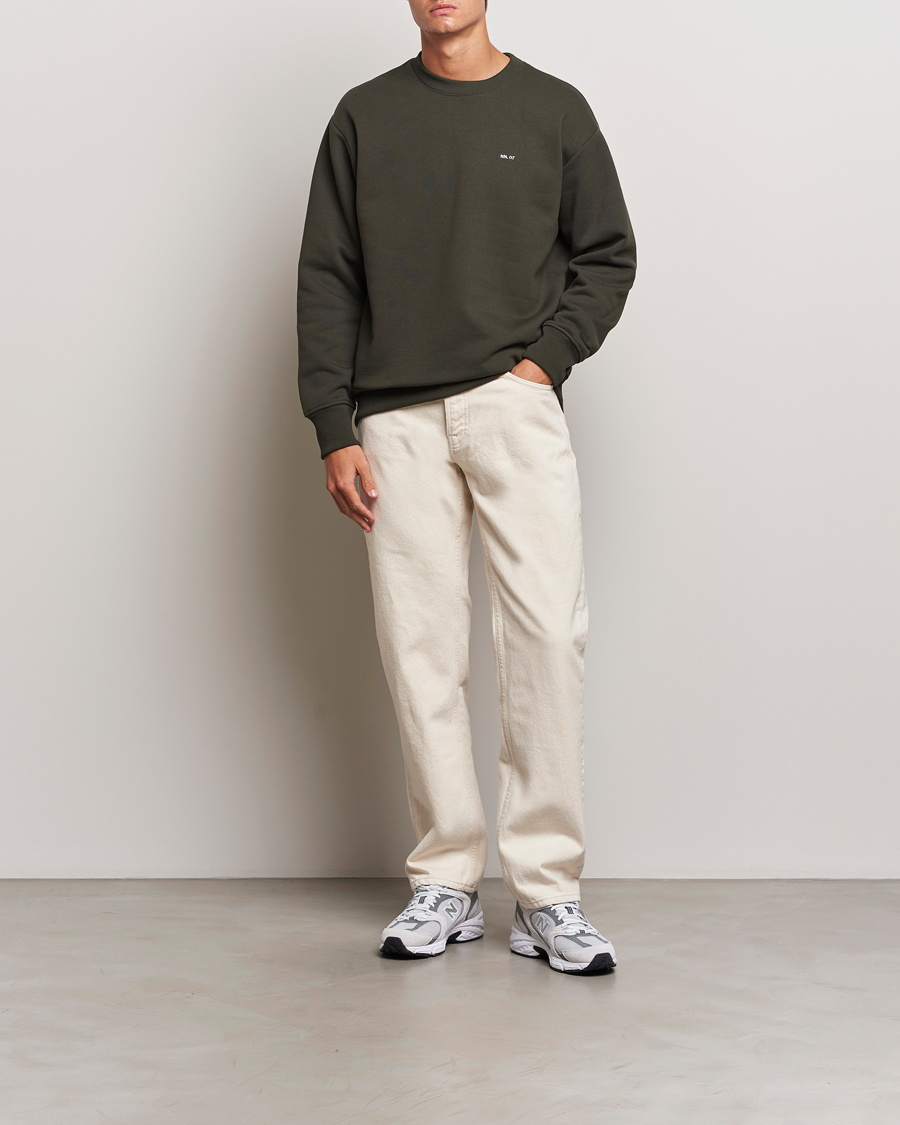 Homme | Pulls Et Tricots | NN07 | Briggs Crew Neck Sweatshirt Dark Army