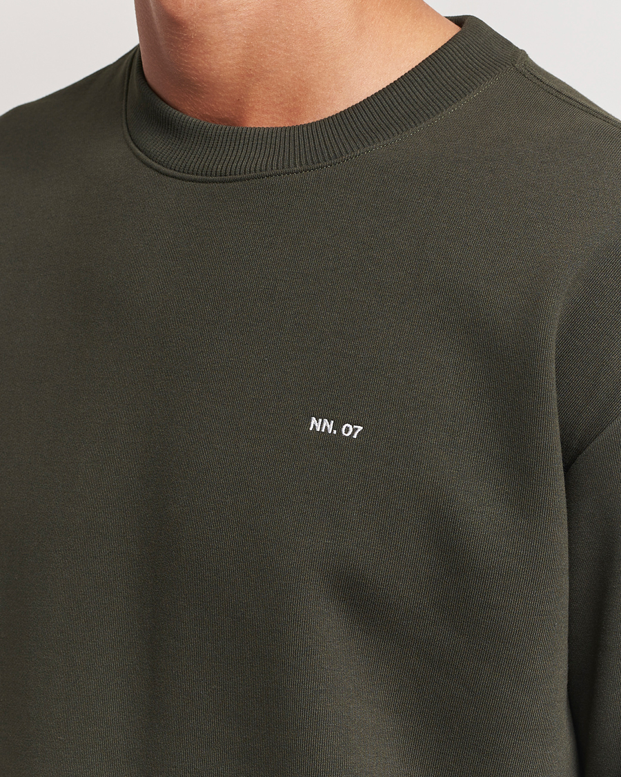 Homme | Pulls Et Tricots | NN07 | Briggs Crew Neck Sweatshirt Dark Army