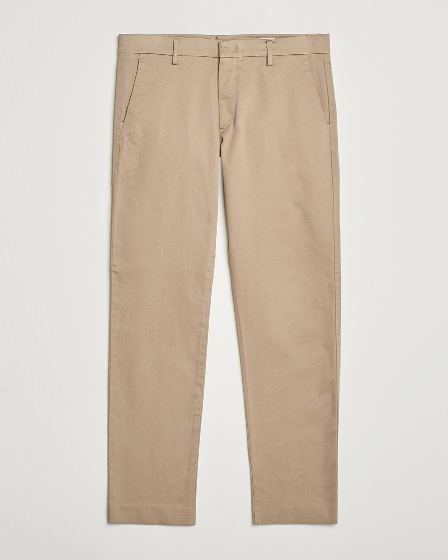 Homme | Pantalons | NN07 | Theo Regular Fit Stretch Chinos Timber Wolf