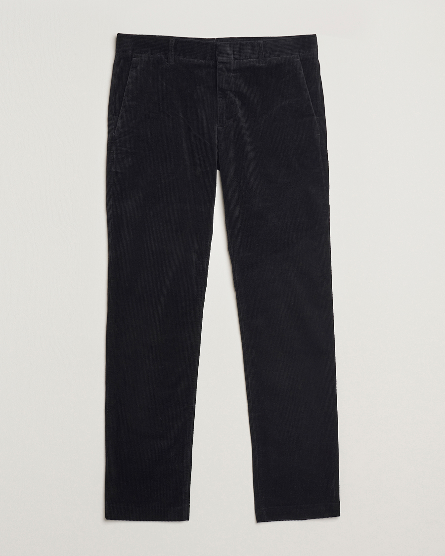 Homme | Pantalons | NN07 | Theo Regular Fit Corduroy Chinos Black