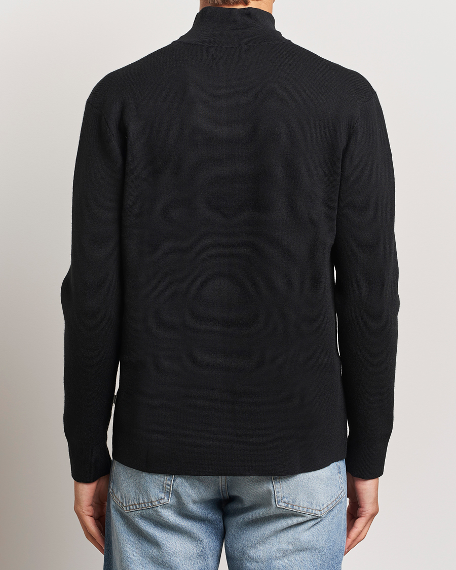 Homme | Pulls Et Tricots | NN07 | Harald Cotton/Modal Half Zip Black
