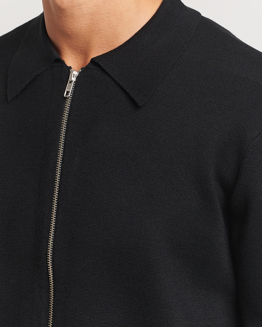 Homme | Pulls Et Tricots | NN07 | Harald Cotton/Modal Full Zip Black