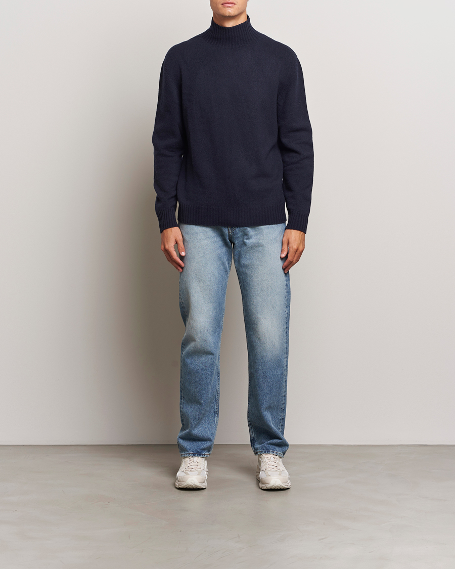 Homme | Pulls Et Tricots | NN07 | Clark Wool Knitted Polo Navy Blue
