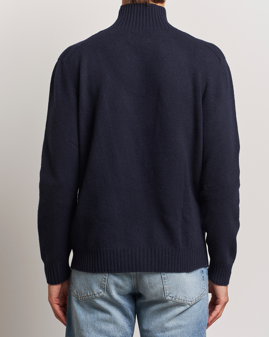 Homme | Pulls Et Tricots | NN07 | Clark Wool Knitted Polo Navy Blue