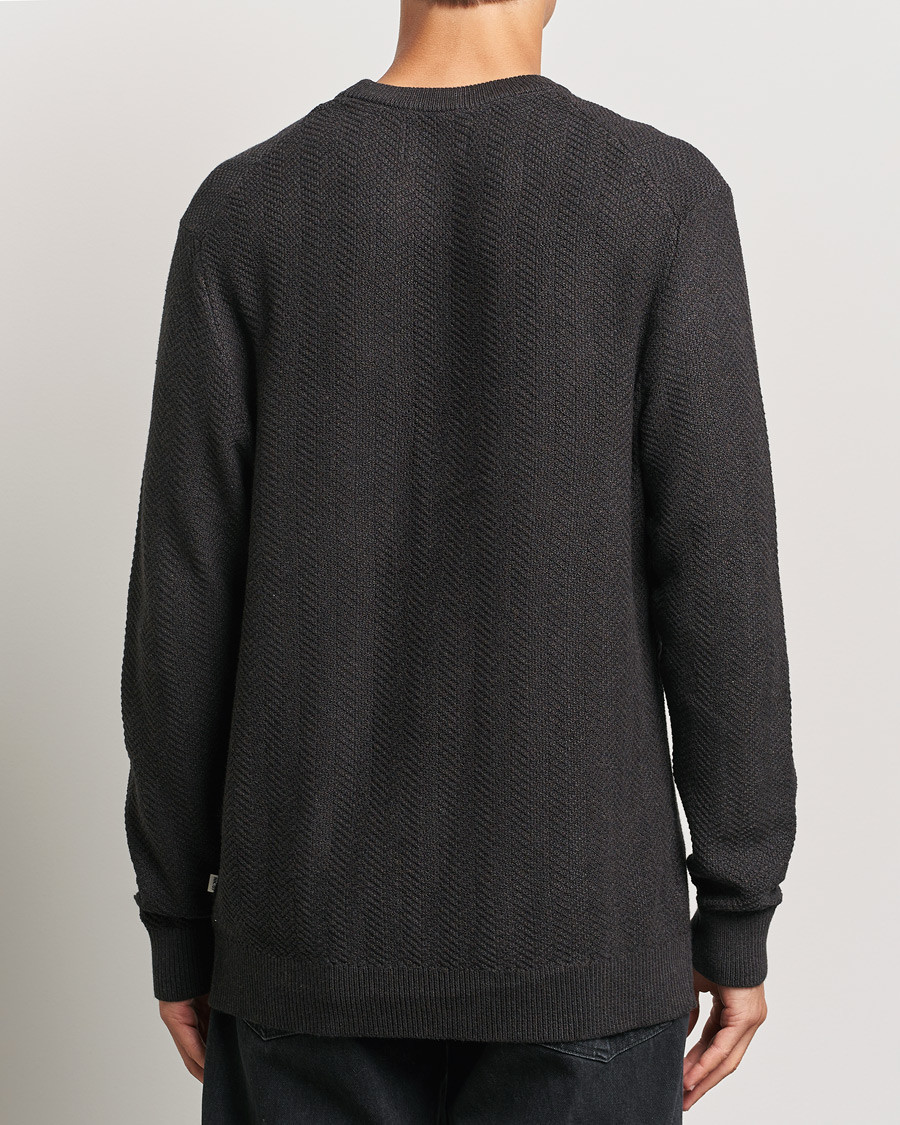 Homme | Pulls Et Tricots | NN07 | Pete Cotton Knitted Crew Neck Demitase Brown