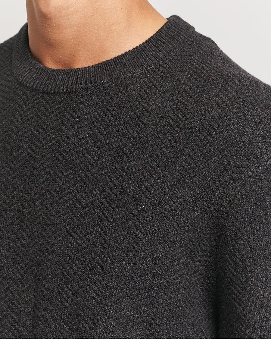 Homme | Pulls Et Tricots | NN07 | Pete Cotton Knitted Crew Neck Demitase Brown