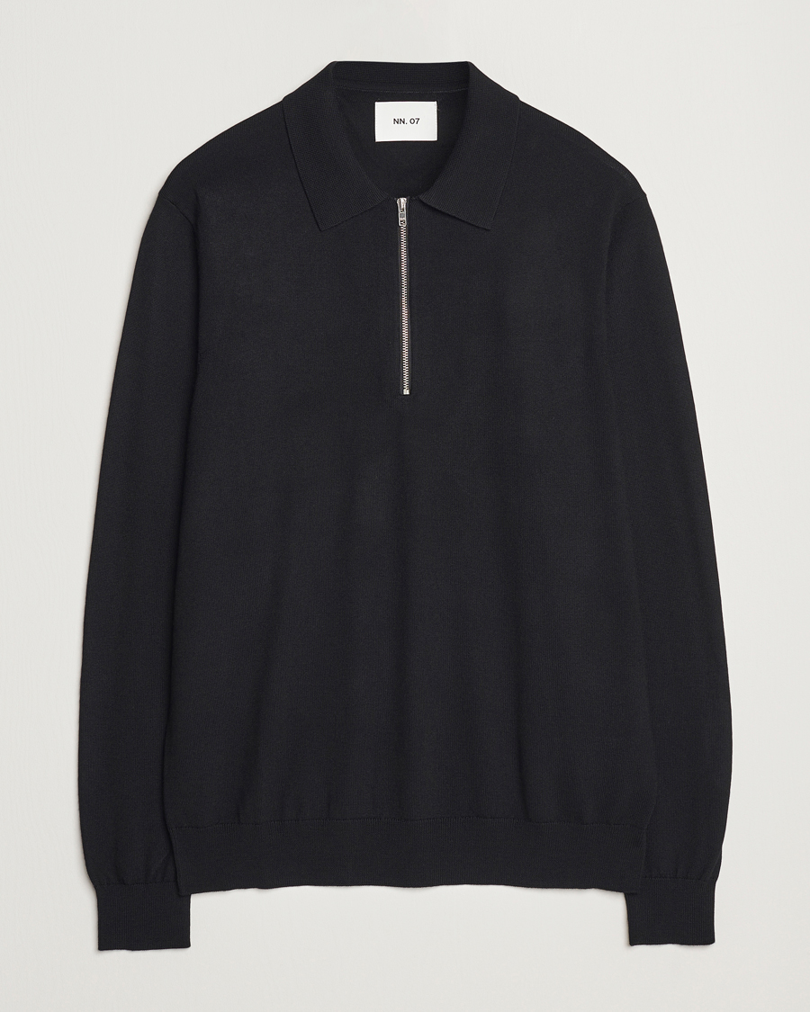 Homme | Pulls Et Tricots | NN07 | Sergio Half Zip Black