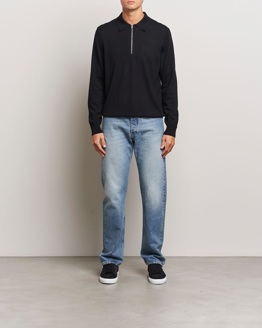 Homme | Pulls Et Tricots | NN07 | Sergio Half Zip Black