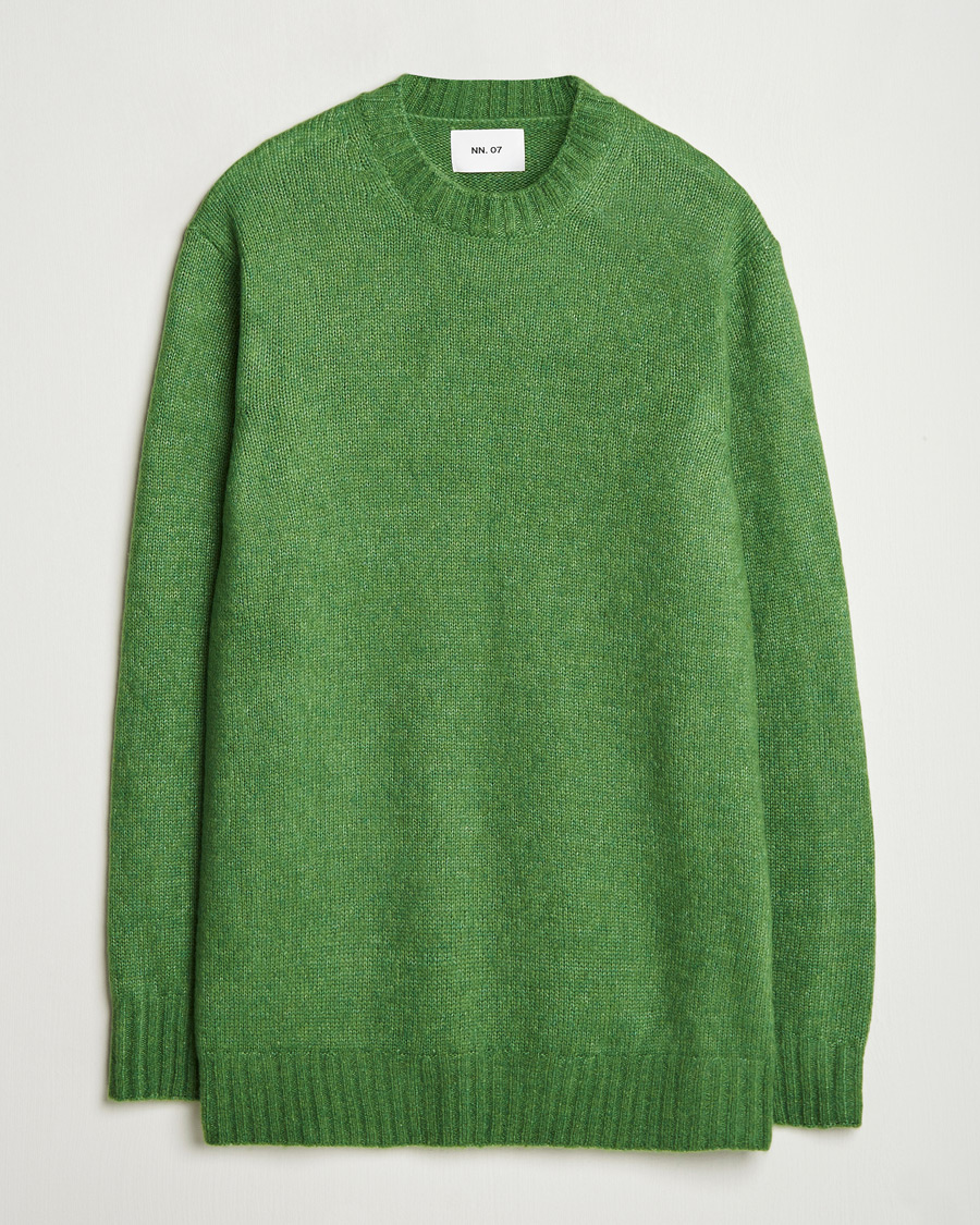 Homme | Pulls Et Tricots | NN07 | Lee Brushed Wool Crew Neck Kale Green