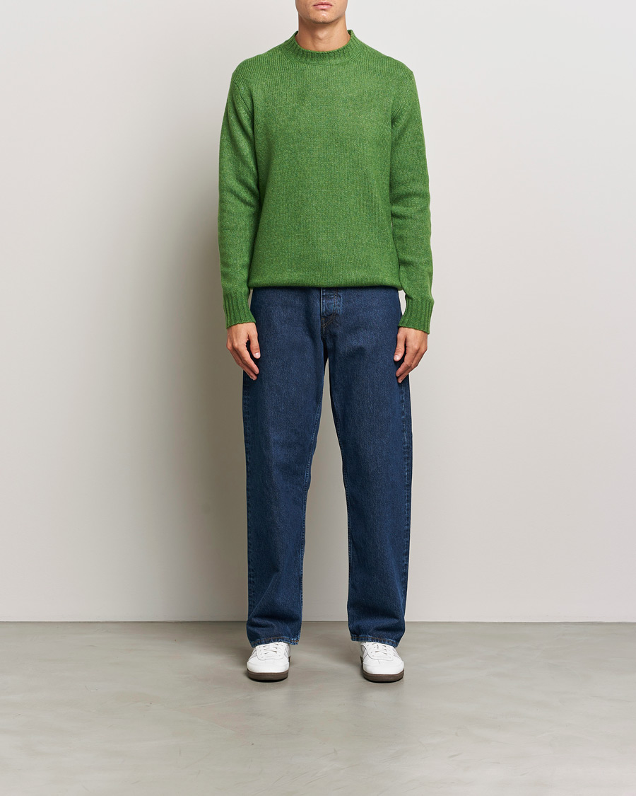 Homme | Pulls Et Tricots | NN07 | Lee Brushed Wool Crew Neck Kale Green