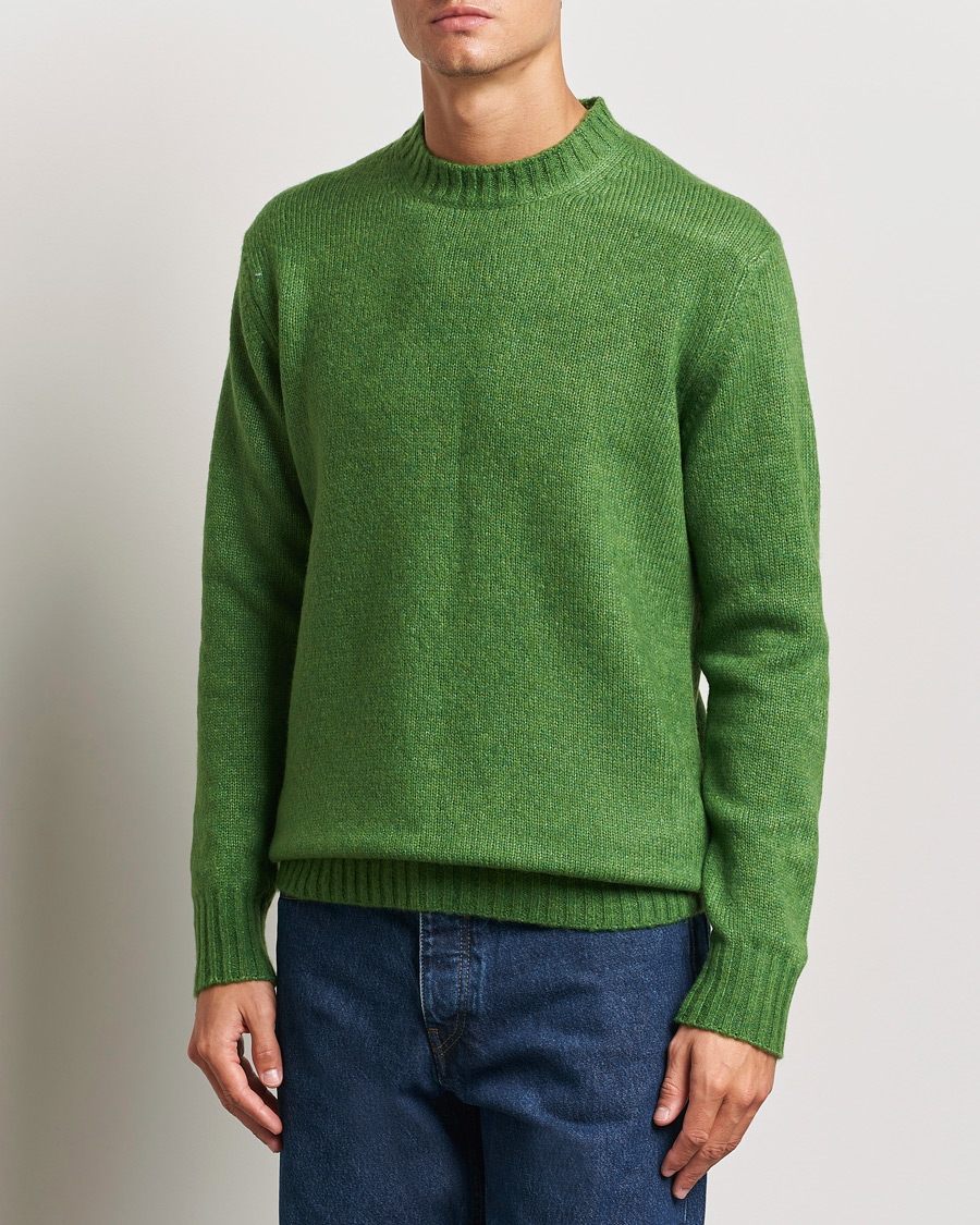Homme | Pulls Et Tricots | NN07 | Lee Brushed Wool Crew Neck Kale Green