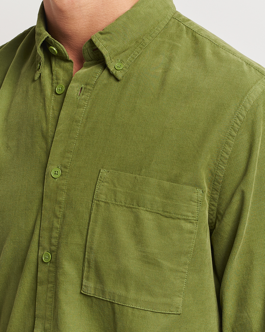 Homme | Chemises | NN07 | Arne Baby Cord Shirt Cedar Green