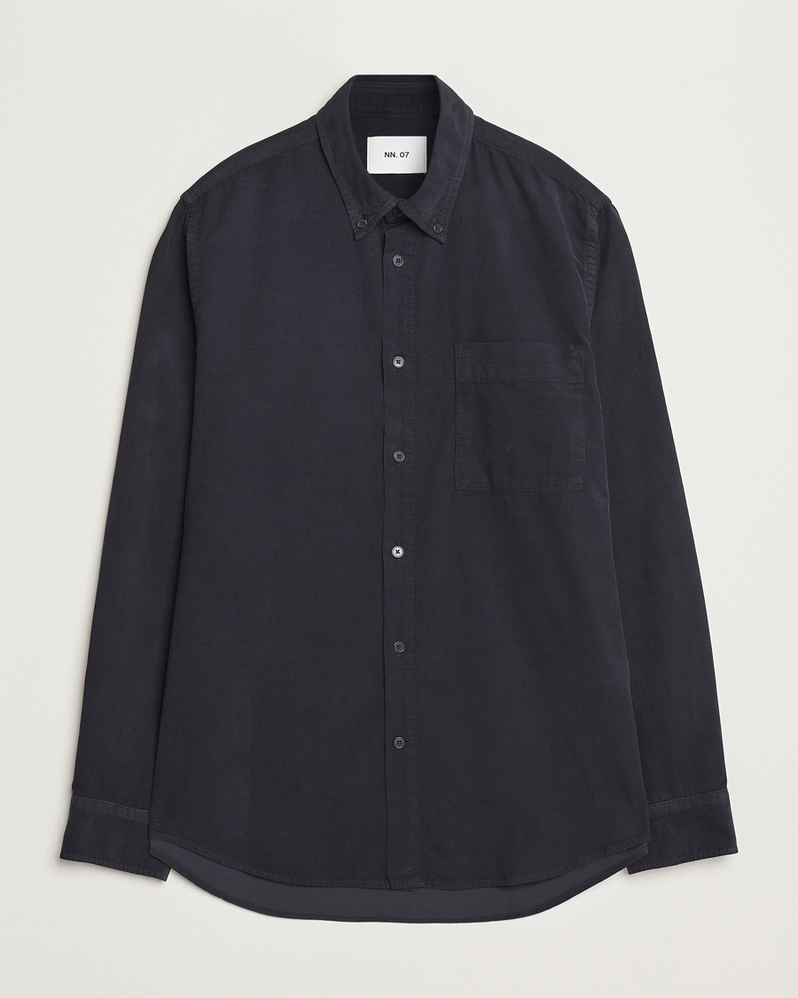 Homme | Chemises | NN07 | Arne Baby Cord Shirt Black
