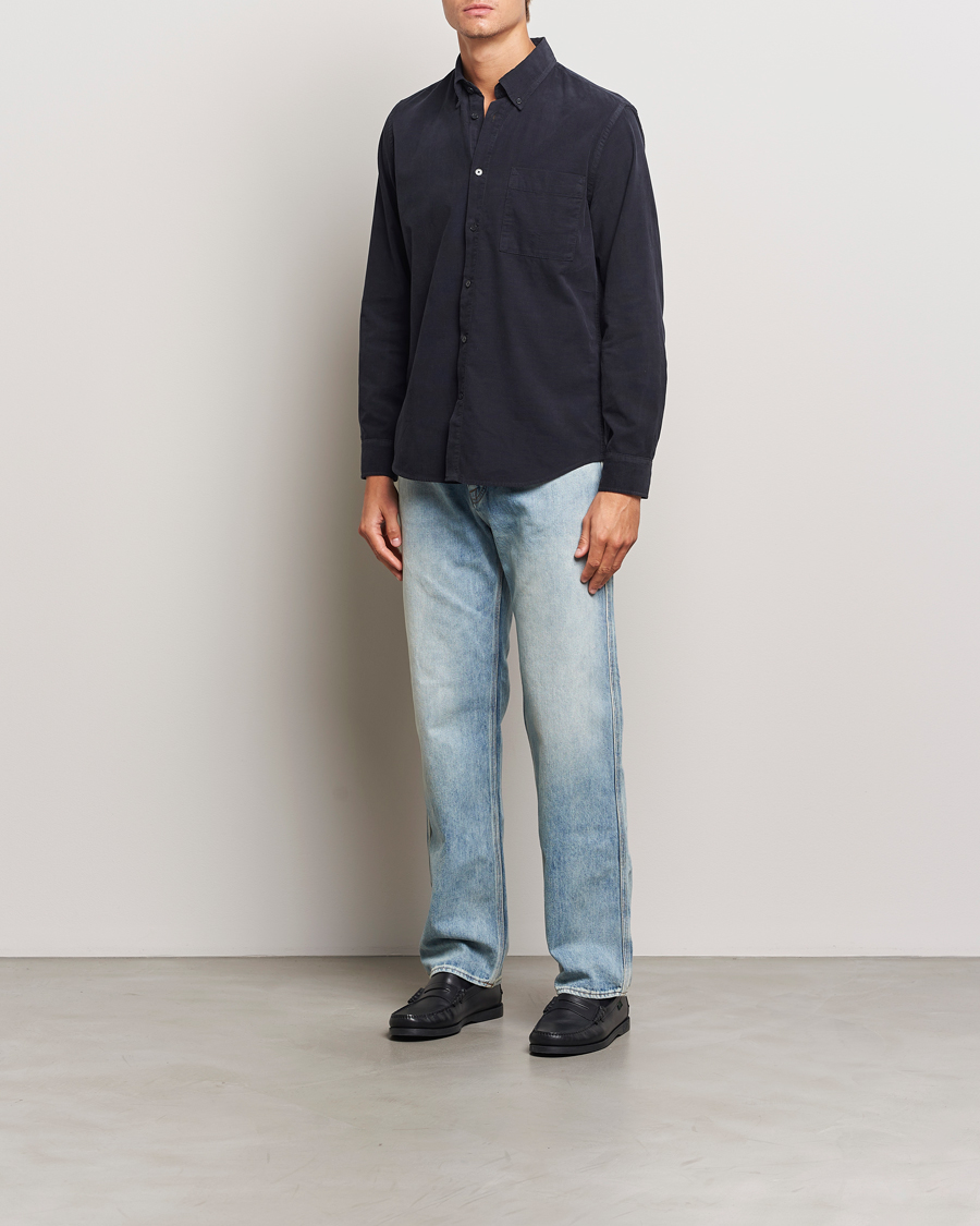 Homme | Chemises | NN07 | Arne Baby Cord Shirt Black
