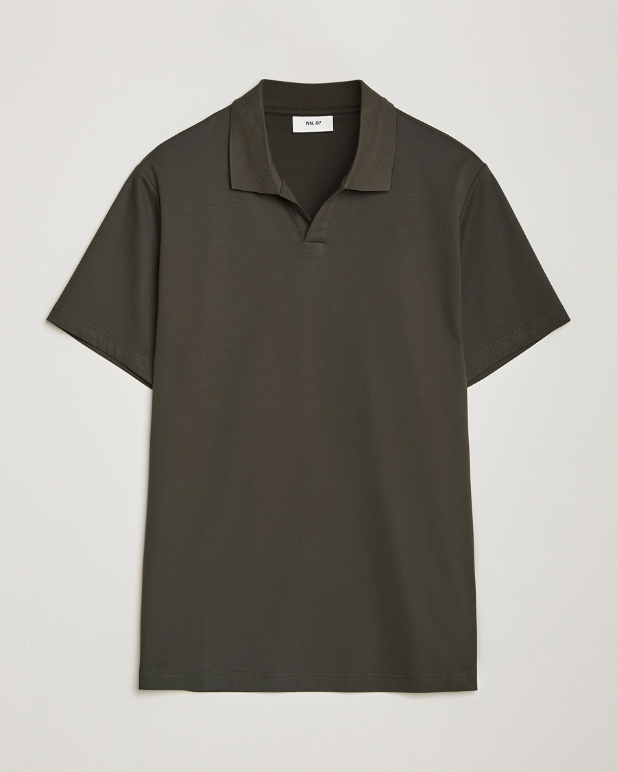Homme | Polos | NN07 | Paul Mercerized Polo Dark Army