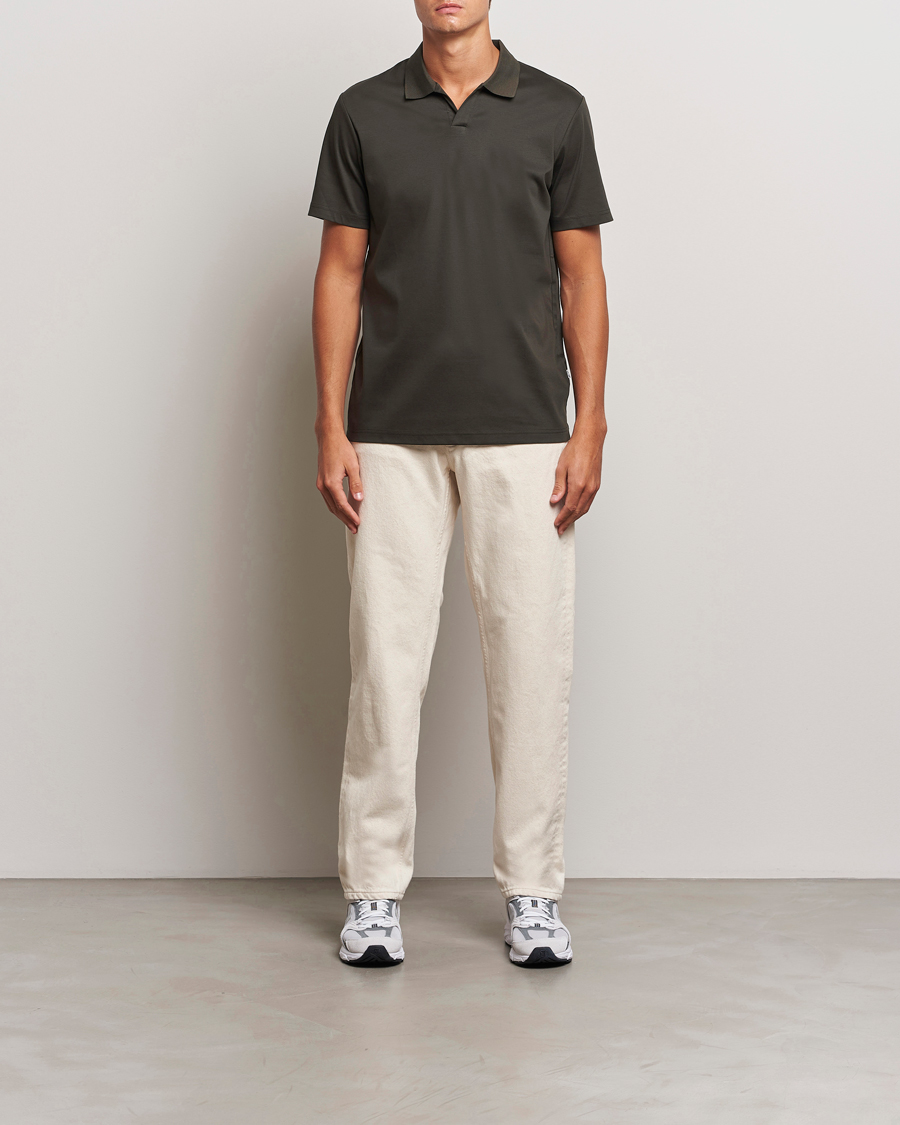 Homme | Polos | NN07 | Paul Mercerized Polo Dark Army