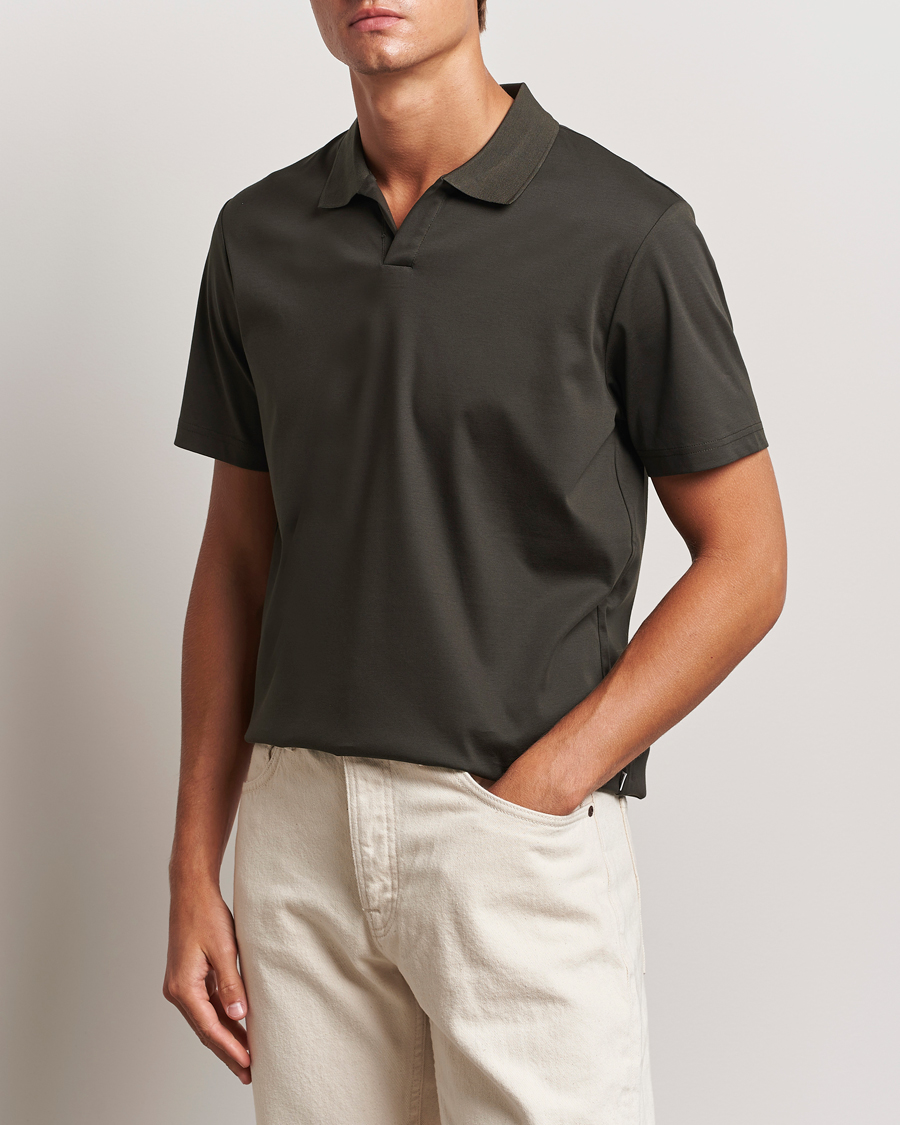 Homme | Polos | NN07 | Paul Mercerized Polo Dark Army