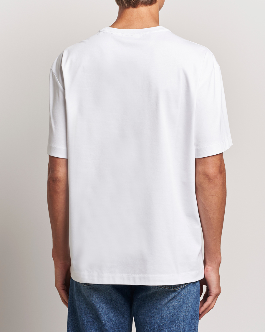 Homme | T-shirts | NN07 | Nat Logo Mercerized Crew Neck T-Shirt White