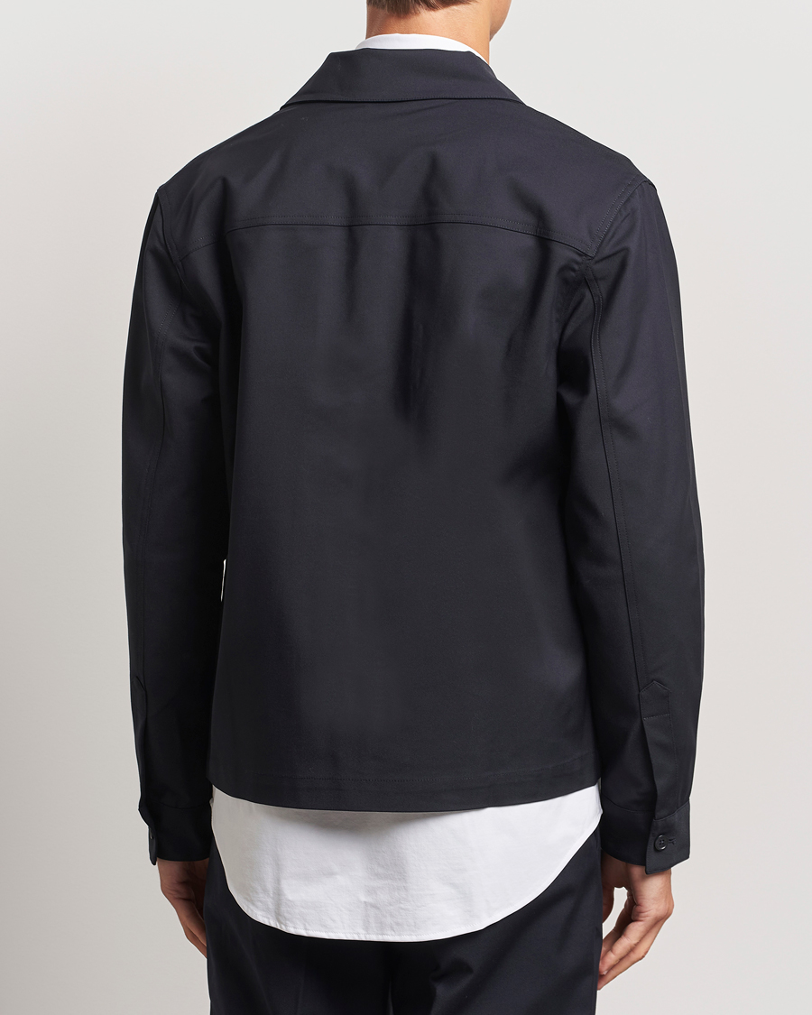 Homme | Chemises | NN07 | Alban Overshirt Navy Blue