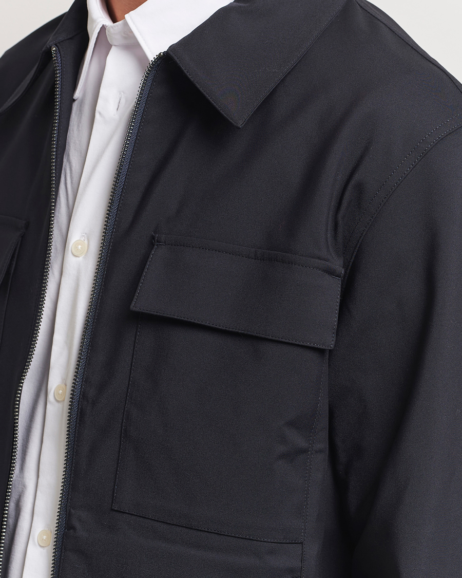 Homme | Chemises | NN07 | Alban Overshirt Navy Blue