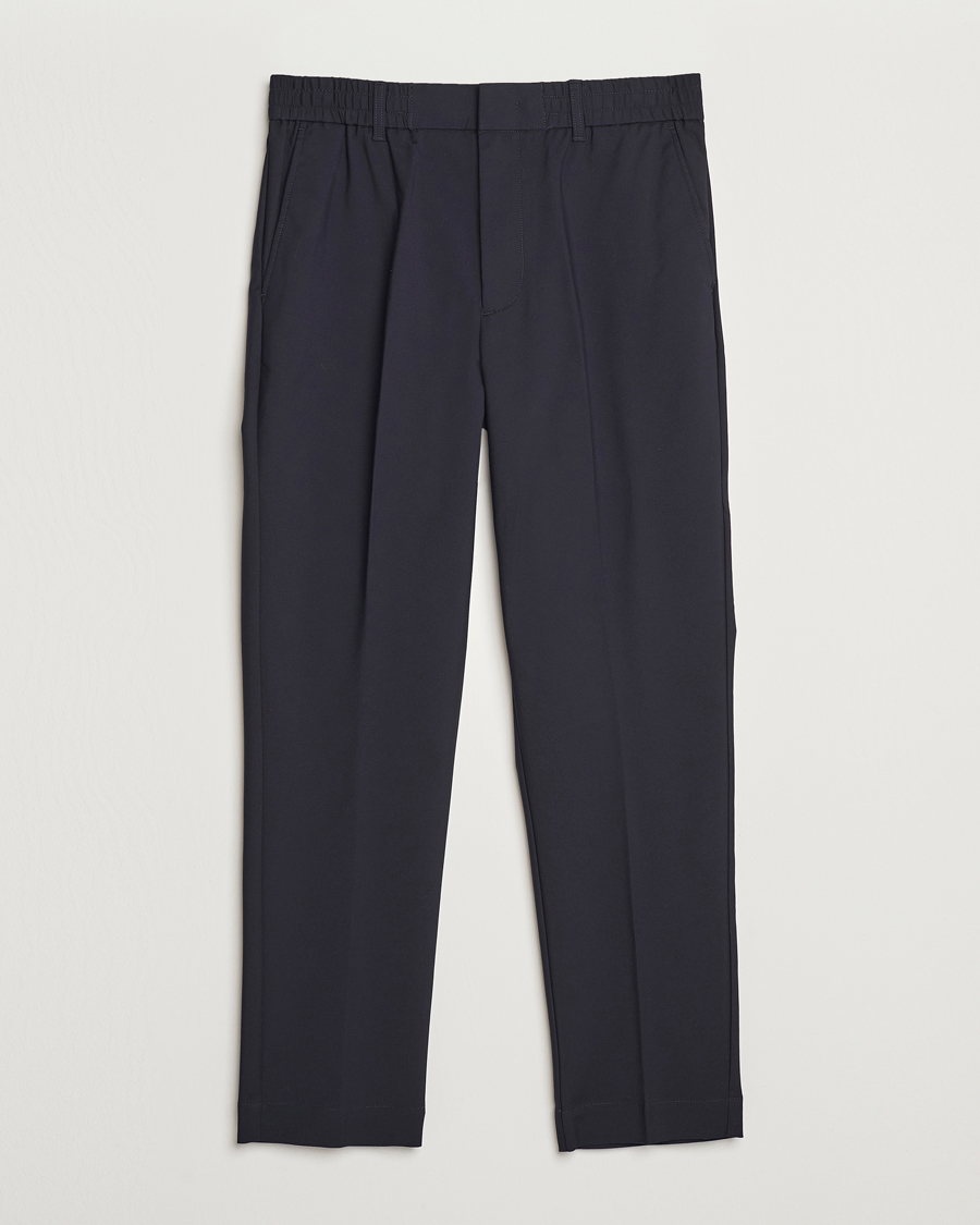 Homme | Pantalons | NN07 | Billie Drawstring Trousers Navy Blue