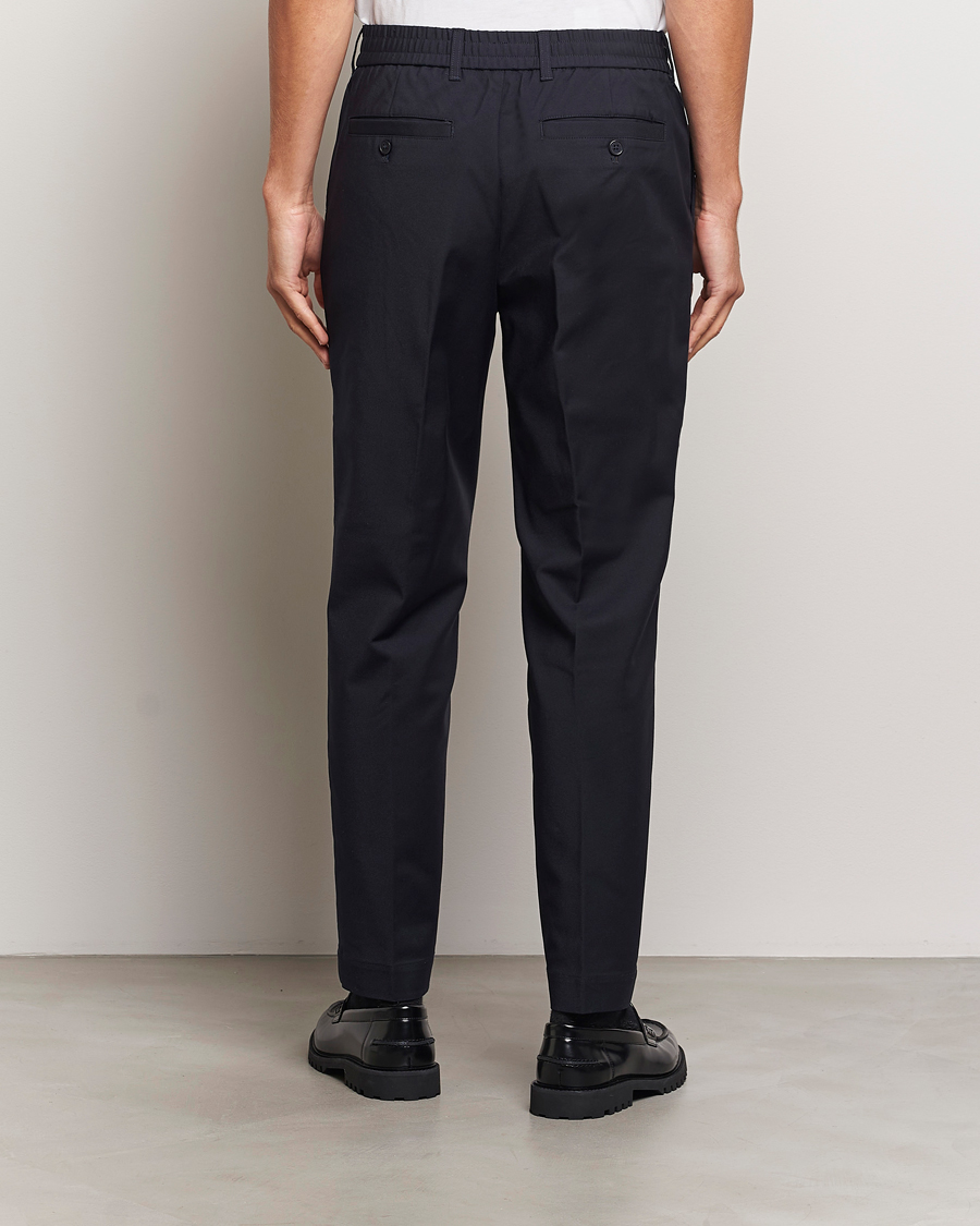 Homme | Pantalons | NN07 | Billie Drawstring Trousers Navy Blue