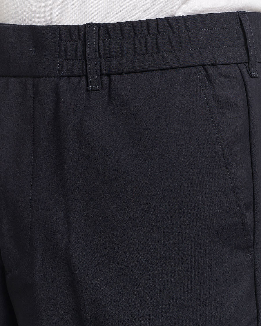 Homme | Pantalons | NN07 | Billie Drawstring Trousers Navy Blue