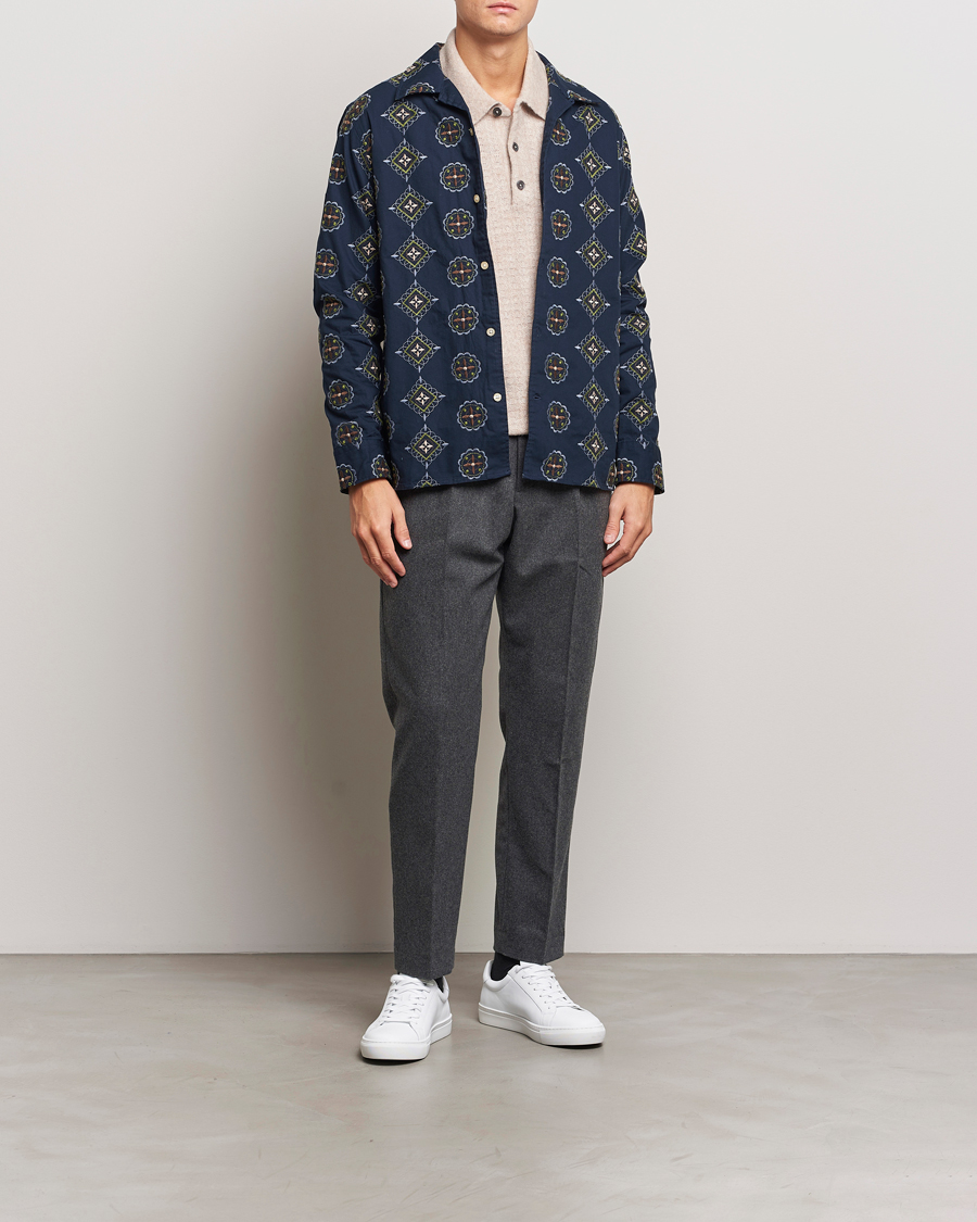 Homme | Pantalons | NN07 | Bill Wool Pleated Trousers Grey Melange