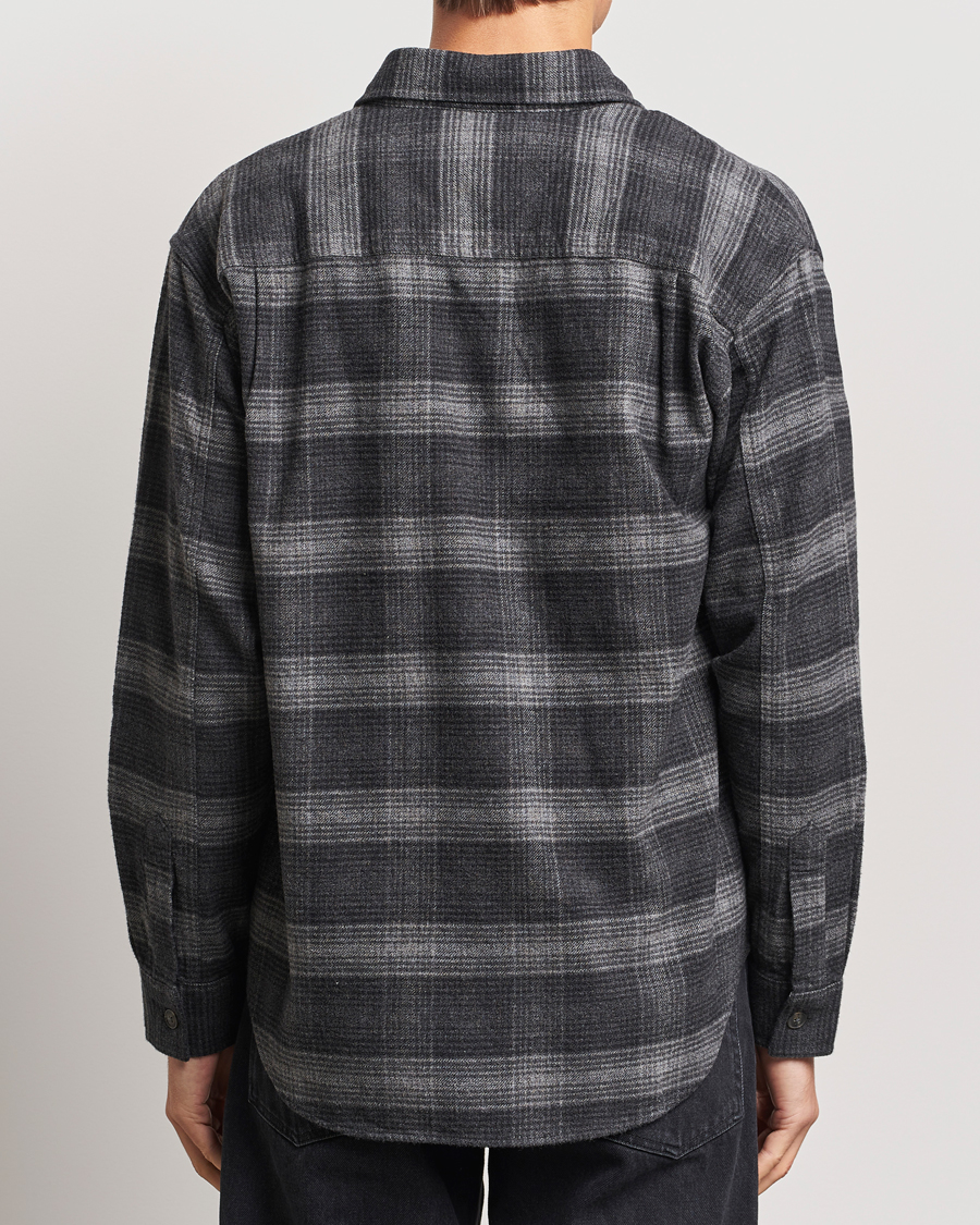 Homme | Chemises | NN07 | Adwin Checked Flannel Overshirt Black/Grey