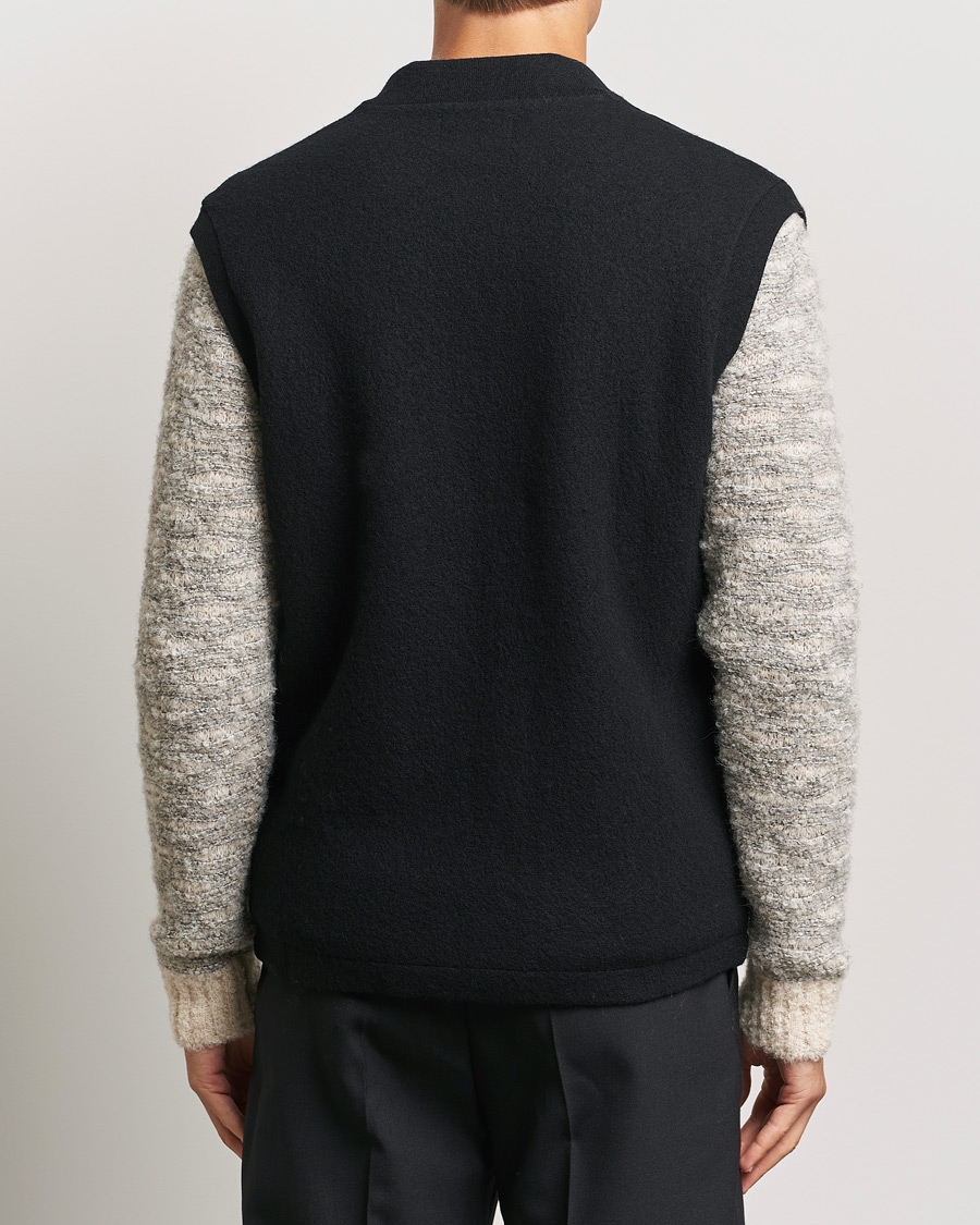 Homme | Pulls Et Tricots | NN07 | Boiled Wool Vest Black