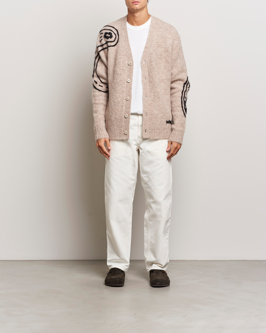 Homme | Pulls Et Tricots | NN07 | Kyle Alpaca Wool Cardigan Greige
