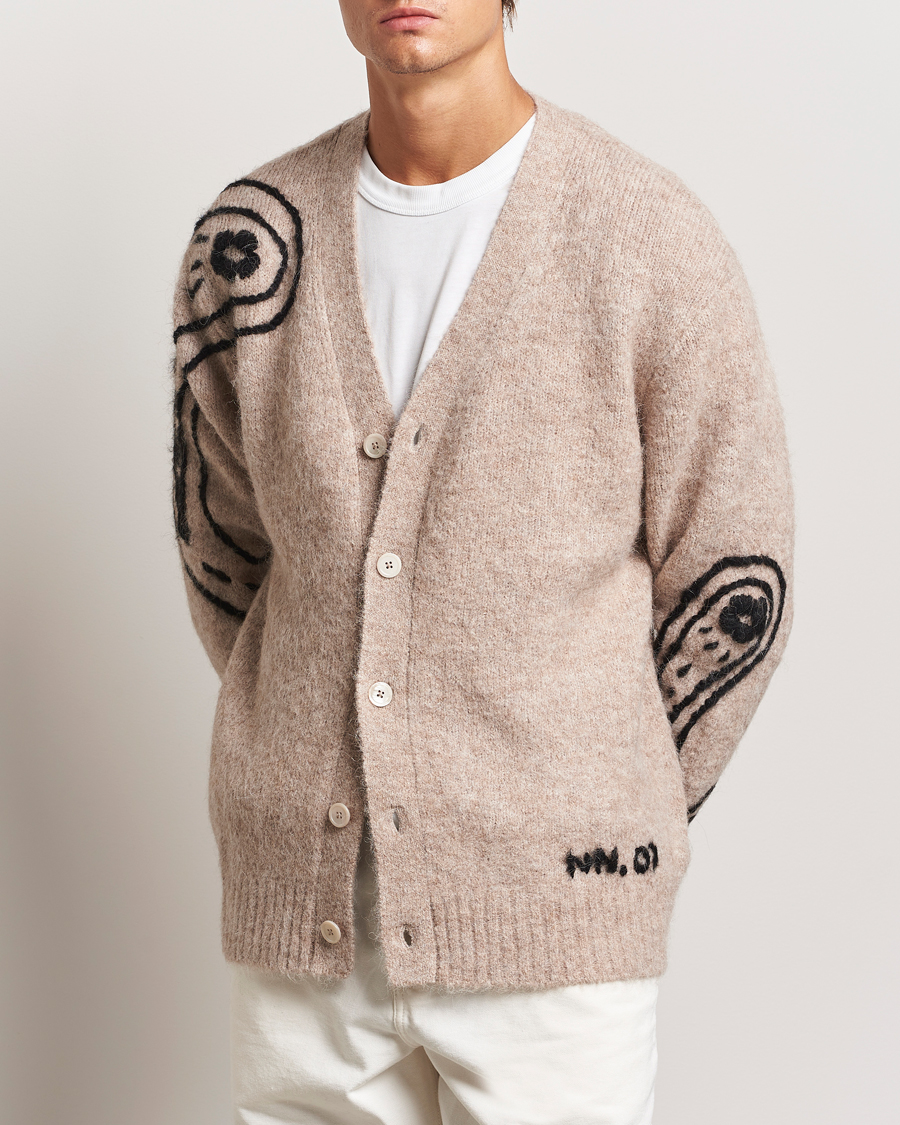 Homme | Pulls Et Tricots | NN07 | Kyle Alpaca Wool Cardigan Greige