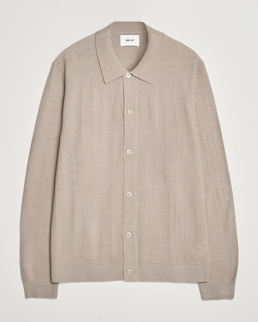 Homme | Pulls Et Tricots | NN07 | Thor Knitted Cardigan Greige