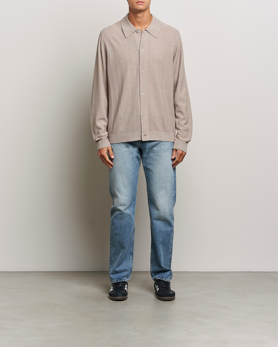 Homme | Pulls Et Tricots | NN07 | Thor Knitted Cardigan Greige