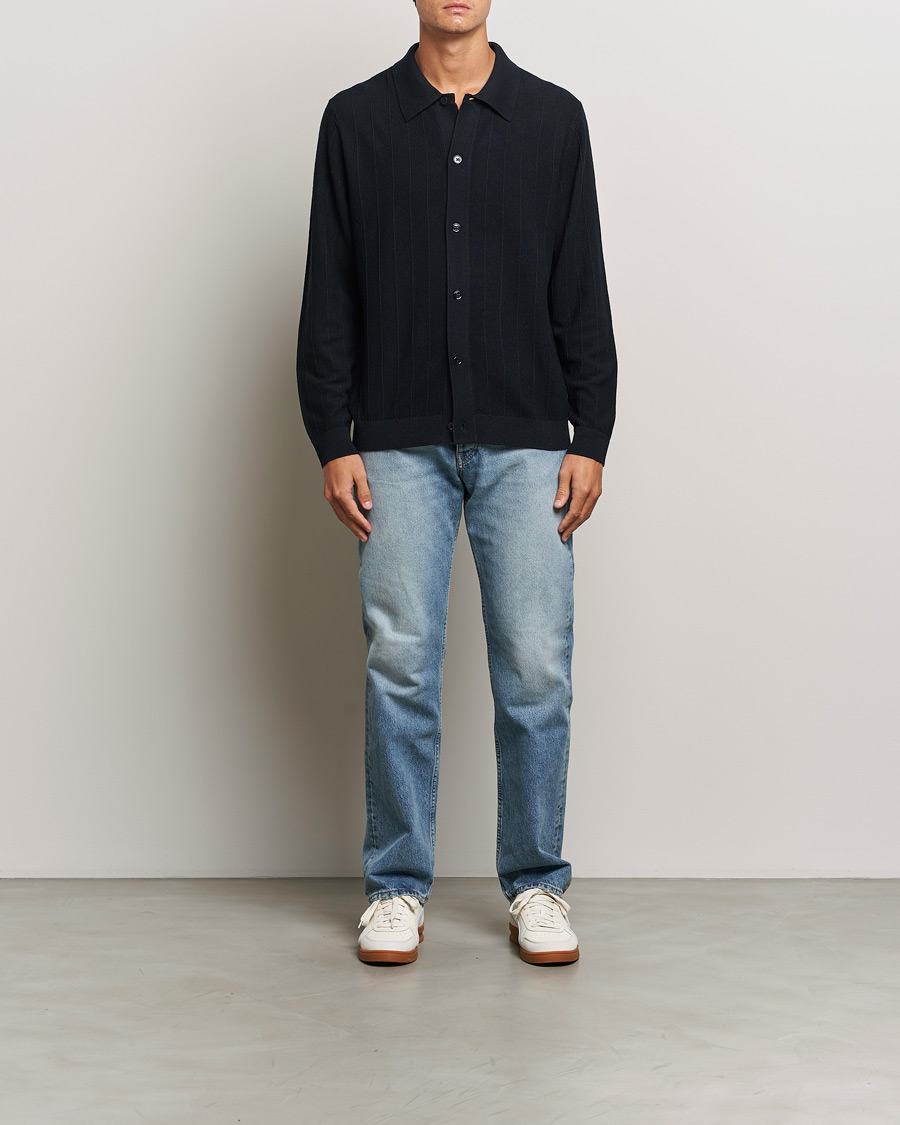 Homme | Pulls Et Tricots | NN07 | Thor Knitted Cardigan Navy Blue