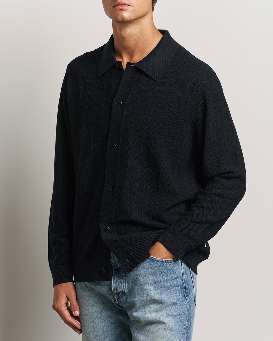 Homme | Pulls Et Tricots | NN07 | Thor Knitted Cardigan Navy Blue