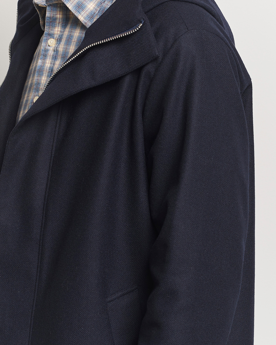 Homme | Manteaux Et Vestes | NN07 | Knox Hooded Coat Navy Blue