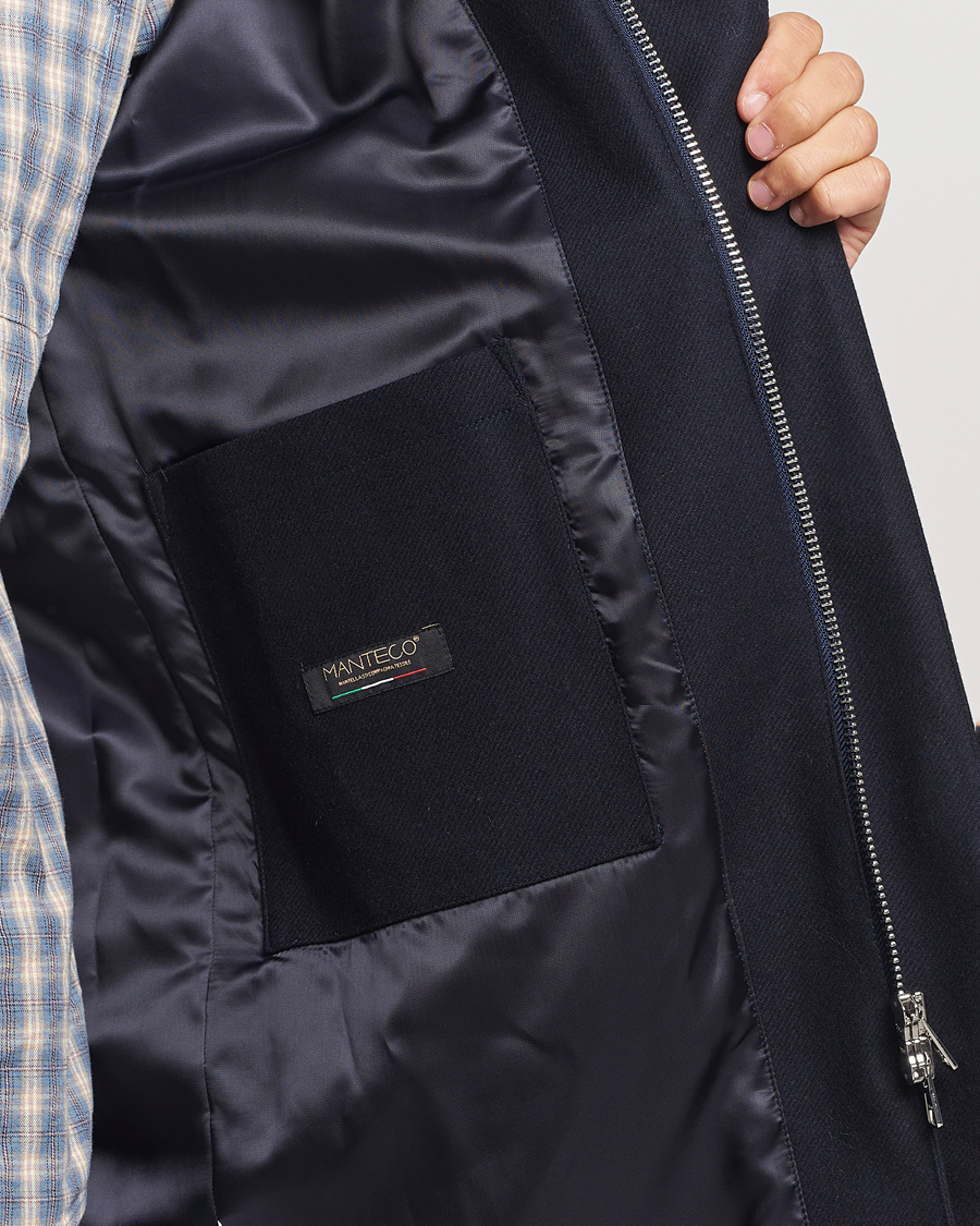 Homme | Manteaux Et Vestes | NN07 | Knox Hooded Coat Navy Blue